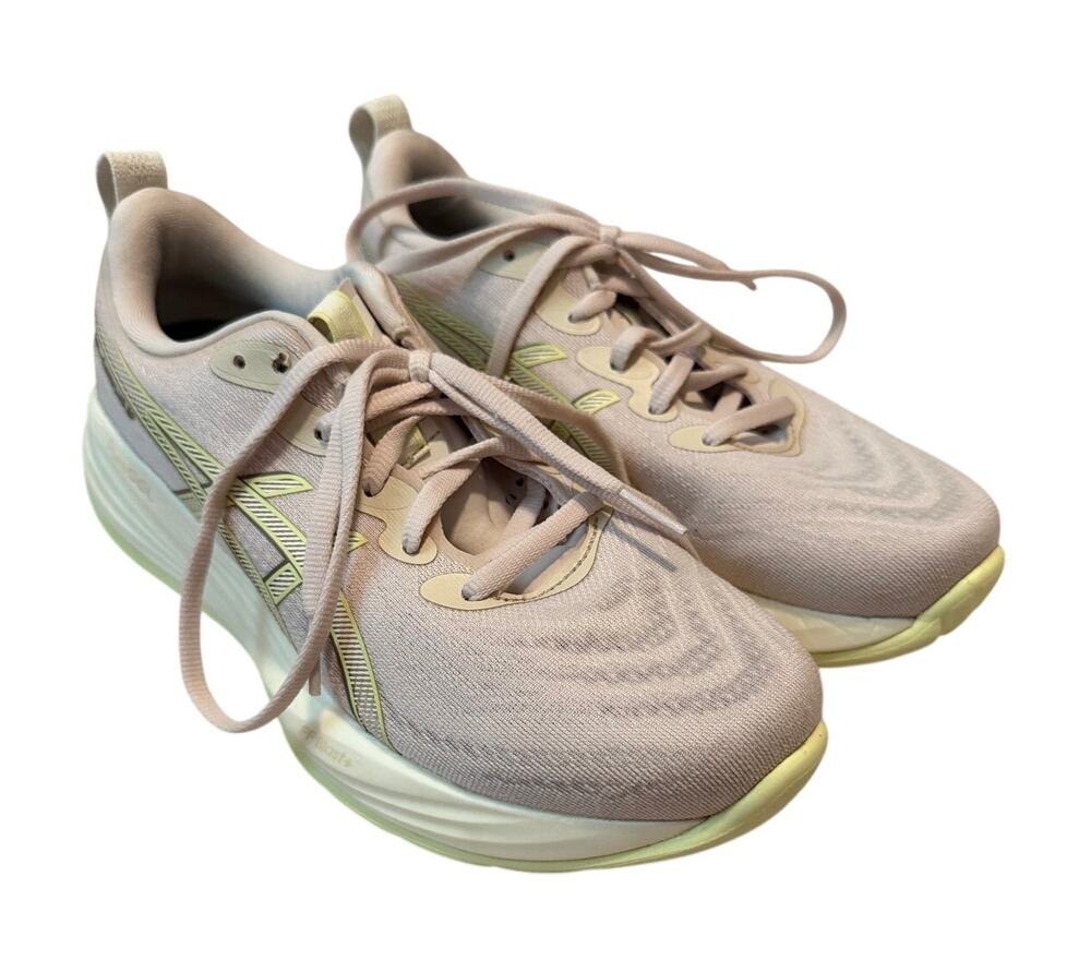 ASICS GEL-Cumulus 27 Women's Running Shoes Size 8 Mineral Beige Yellow 1012B772
